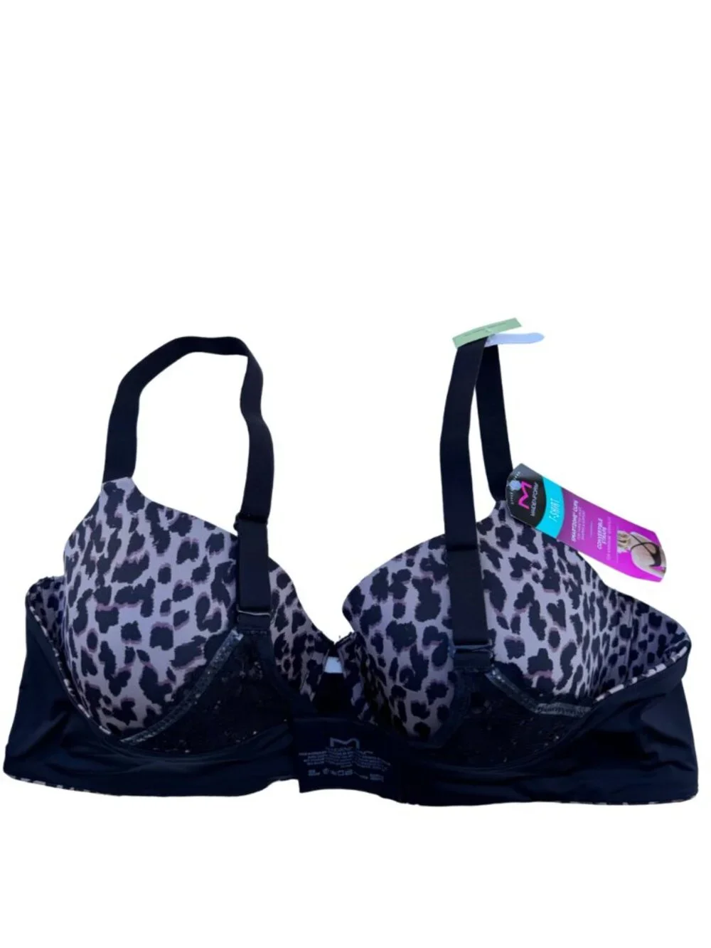 Maidenform 36C T-Shirt Bra SmartZone Cups & Convertible Straps Leopard Print - Picture 14 of 16